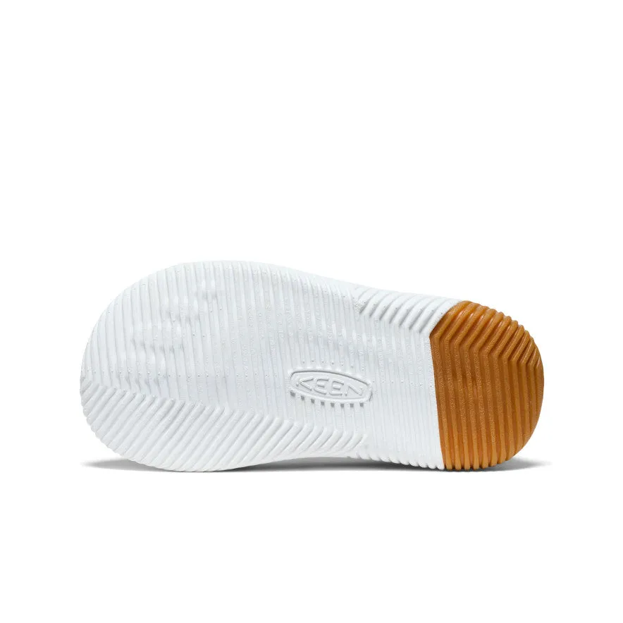 Keen Little Kids' KNX Leather Sneaker  |  Daffodil/Star White