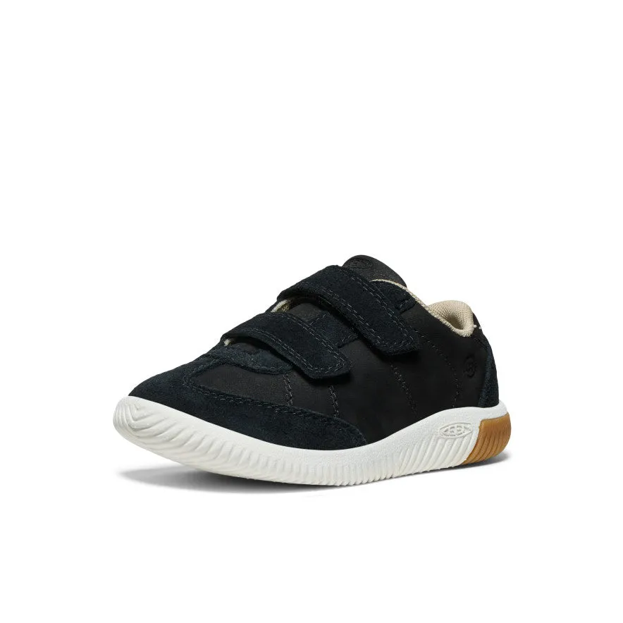 Keen Little Kids' KNX T-Toe Sneaker  |  Black/Star White