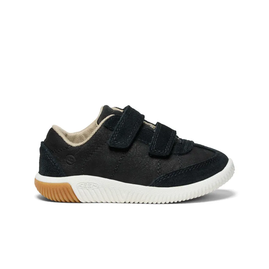Keen Little Kids' KNX T-Toe Sneaker  |  Black/Star White