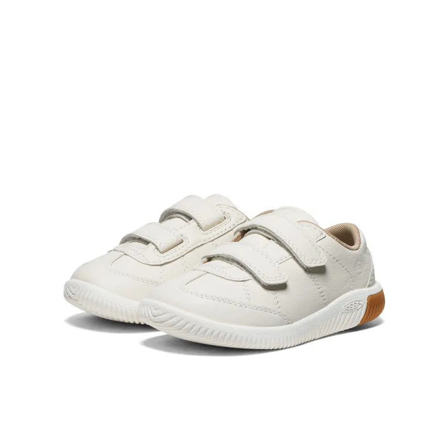 Keen Little Kids' KNX T-Toe Sneaker  |  Star White/Star White