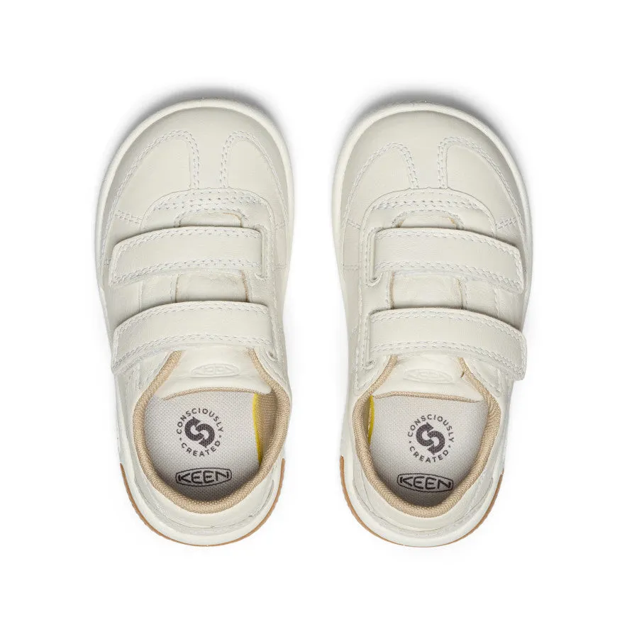 Keen Little Kids' KNX T-Toe Sneaker  |  Star White/Star White