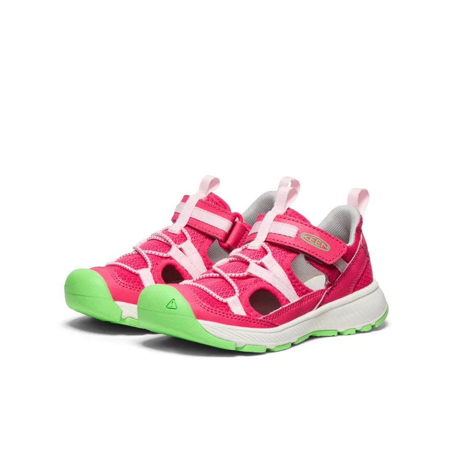 Keen Little Kids' Motozoa Sandal  |  Raspberry/Giggle Pink
