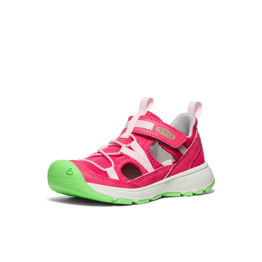 Keen Little Kids' Motozoa Sandal  |  Raspberry/Giggle Pink