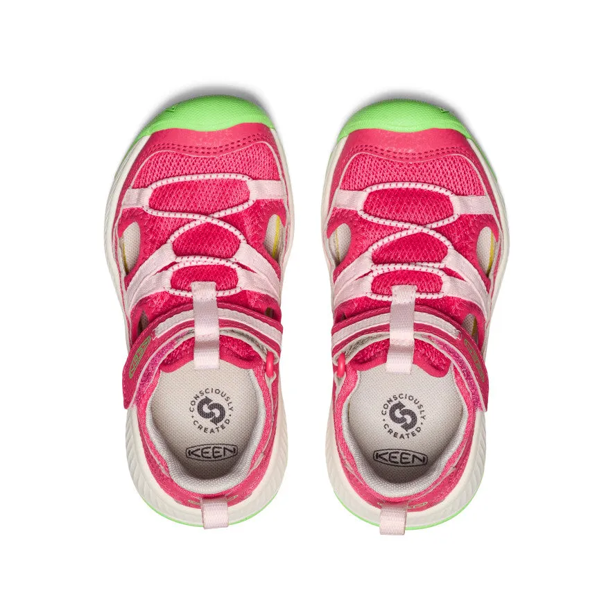 Keen Little Kids' Motozoa Sandal  |  Raspberry/Giggle Pink