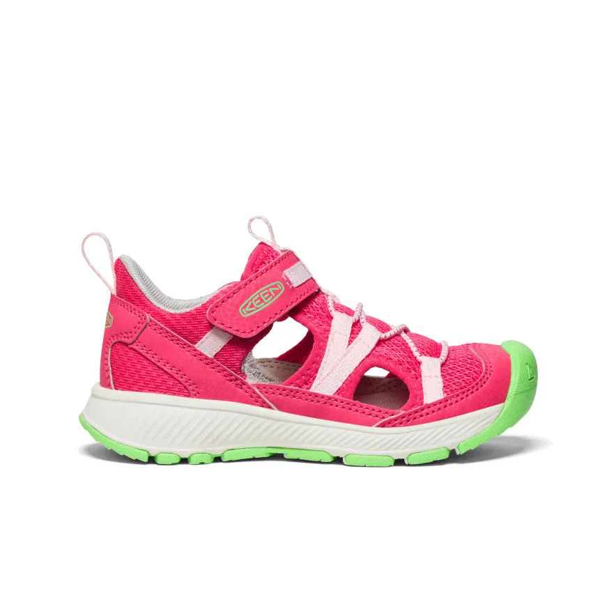 Keen Little Kids' Motozoa Sandal  |  Raspberry/Giggle Pink