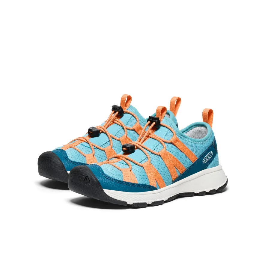 Keen Little Kids' Motozoa Sneaker  |  Legion Blue/Tangerine