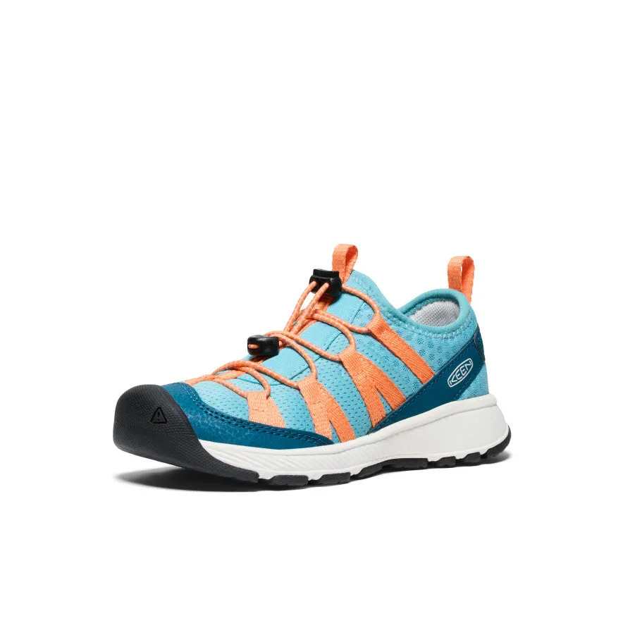 Keen Little Kids' Motozoa Sneaker  |  Legion Blue/Tangerine
