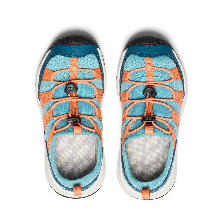 Keen Little Kids' Motozoa Sneaker  |  Legion Blue/Tangerine