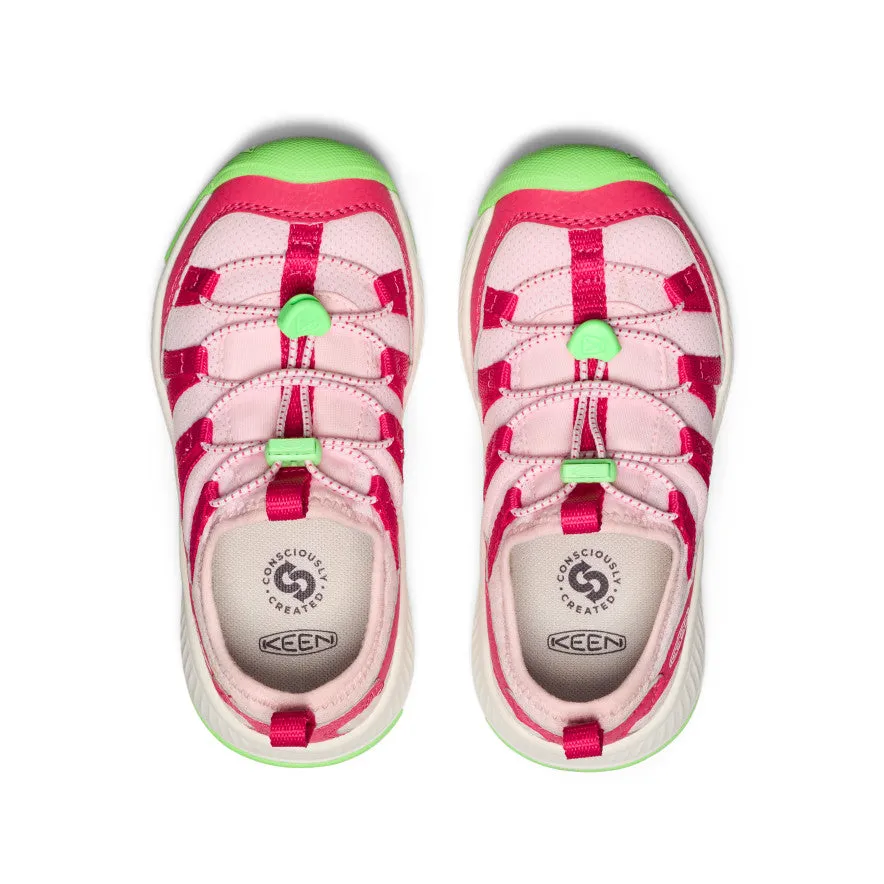 Keen Little Kids' Motozoa Sneaker  |  Raspberry/Summer Green