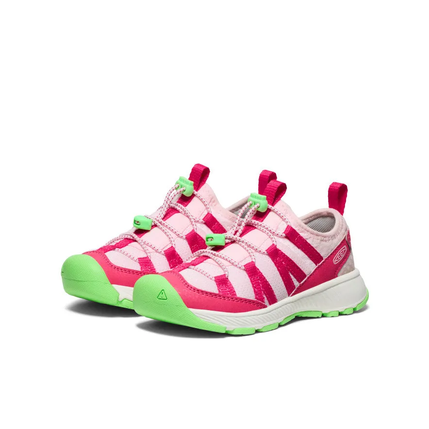 Keen Little Kids' Motozoa Sneaker  |  Raspberry/Summer Green