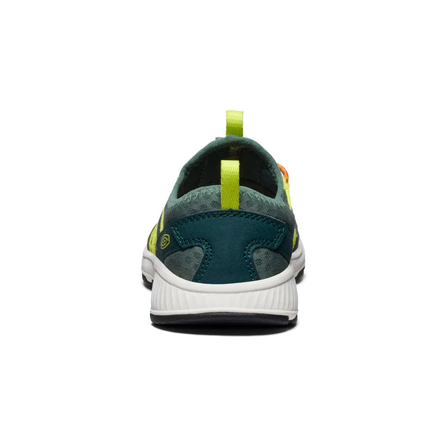 Keen Little Kids' Motozoa Sneaker  |  Sea Moss/Scarlet Ibis