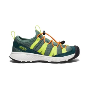Keen Little Kids' Motozoa Sneaker  |  Sea Moss/Scarlet Ibis