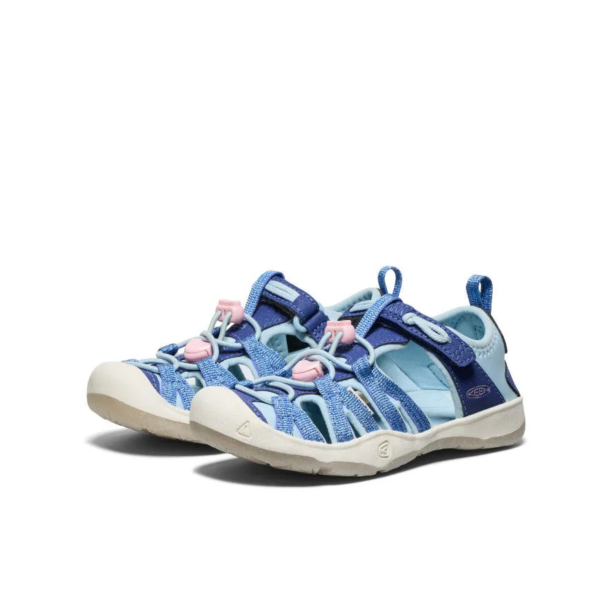 Keen Little Kids' Moxie Sandal  |  Skipper Blue/Giggle Pink