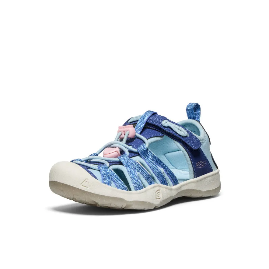 Keen Little Kids' Moxie Sandal  |  Skipper Blue/Giggle Pink