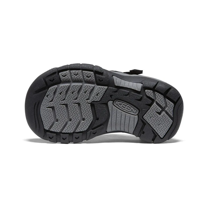 Keen Little Kids' Newport H2  |  Black/Keen Yellow
