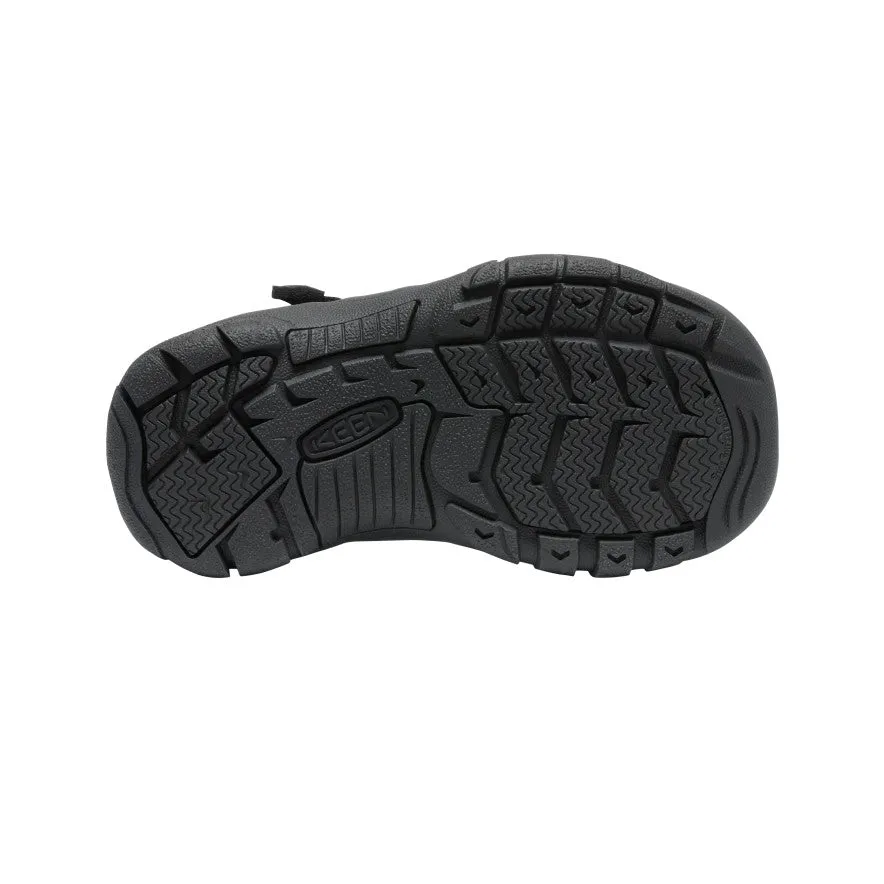 Keen Little Kids' Newport H2  |  Black/Lime Green