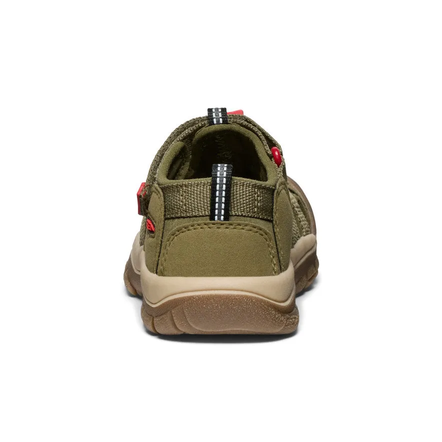 Keen Little Kids' Newport H2  |  Martini Olive/Aura Orange