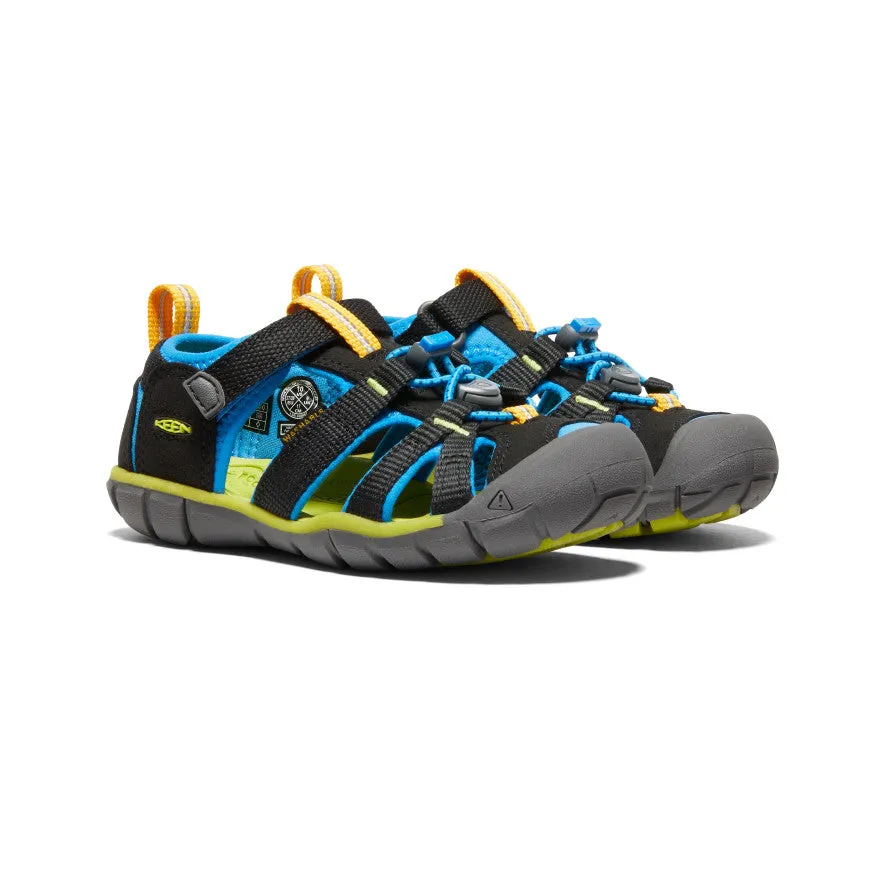 Keen Little Kids' Seacamp II CNX  |  Black/Brilliant Blue