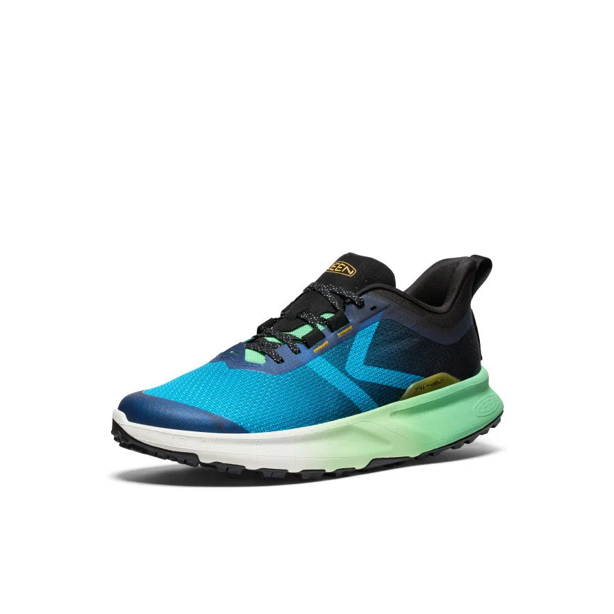 Keen Men's 450 Dirt Hiking Shoe  |  Blue Danube/Absinthe Green