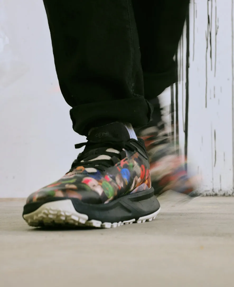 Keen Men's 450 Dirt Hiking Shoe x Ultra Heavy & Palm Graphics  |  Multi/Black