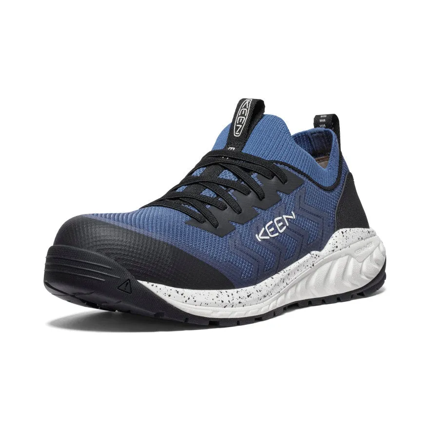 Keen Men's Arvada Shift ESD Work Sneaker (Carbon Toe)  |  Vintage Indigo/Black