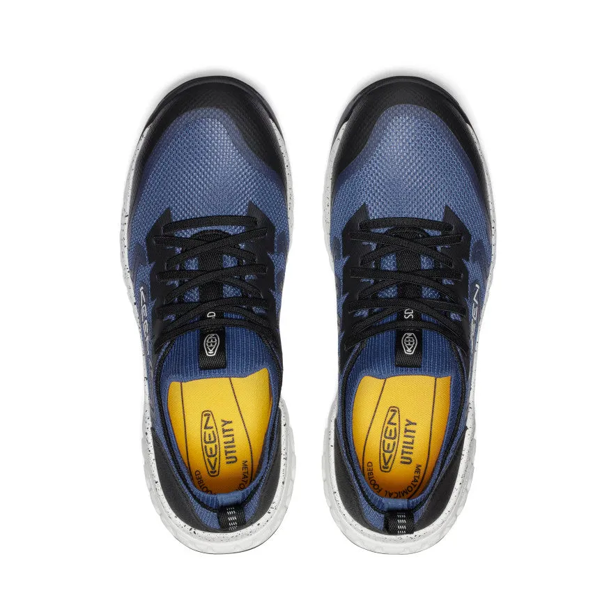 Keen Men's Arvada Shift ESD Work Sneaker (Carbon Toe)  |  Vintage Indigo/Black
