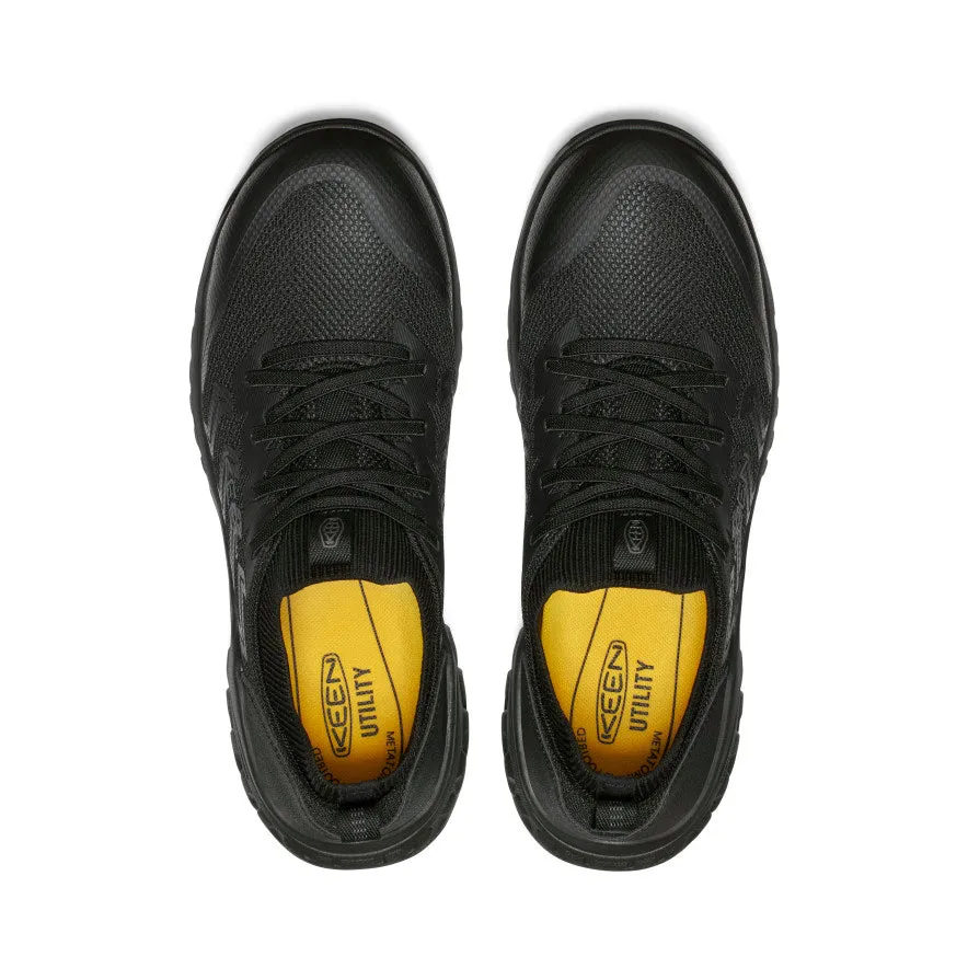 Keen Men's Arvada Shift Work Sneaker (Carbon Toe)  |  Black/Black