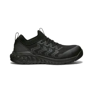 Keen Men's Arvada Shift Work Sneaker (Carbon Toe)  |  Black/Black