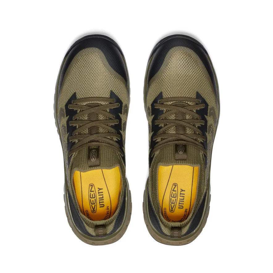 Keen Men's Arvada Shift Work Sneaker (Carbon Toe)  |  Martini Olive/Black