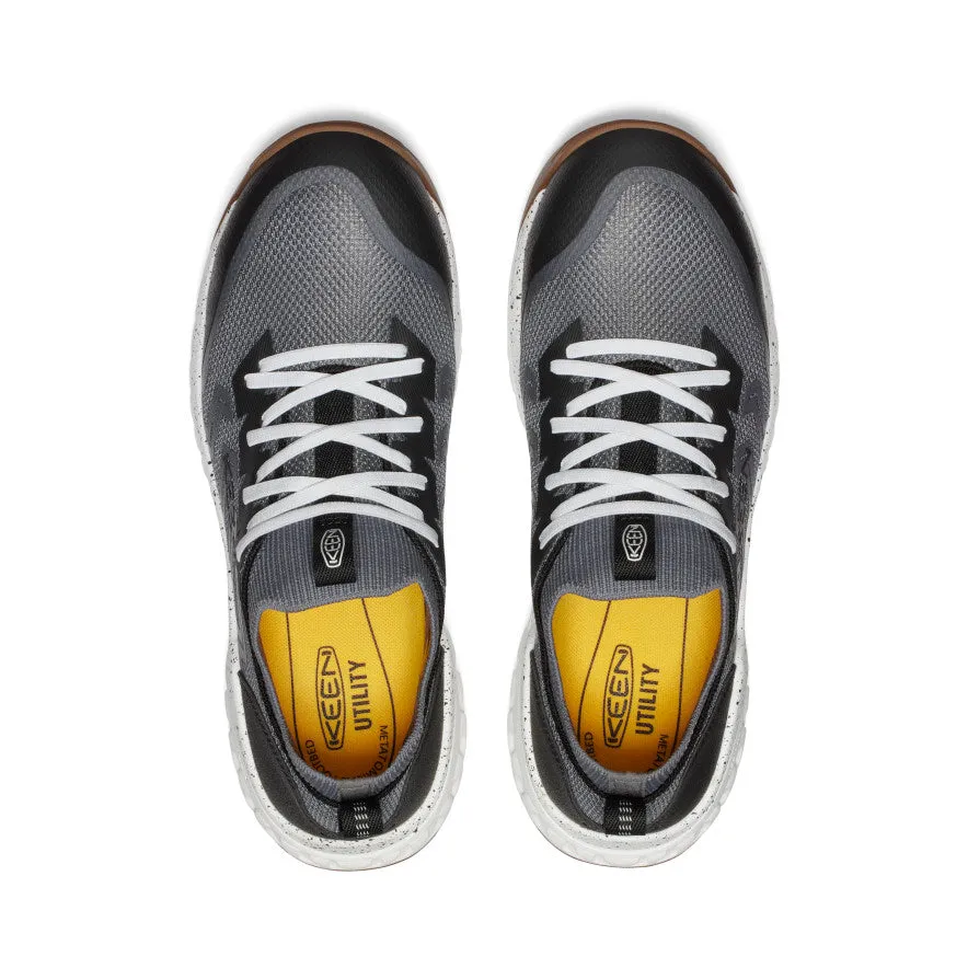 Keen Men's Arvada Shift Work Sneaker (Carbon Toe)  |  Steel Grey/Gum