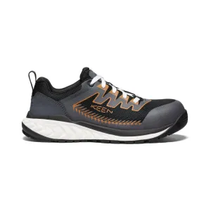 Keen Men's Arvada Work Sneaker (Carbon Toe)  |  Black/Curry