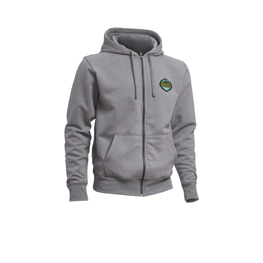 Keen Men's Badge Hoodie  |  Medium Gray Heather