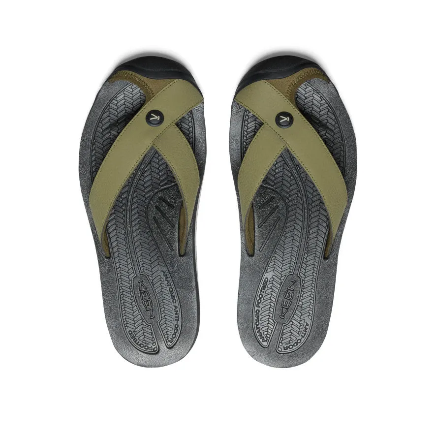 Keen Men's Barbados Flip-Flop  |  Martini Olive/Black
