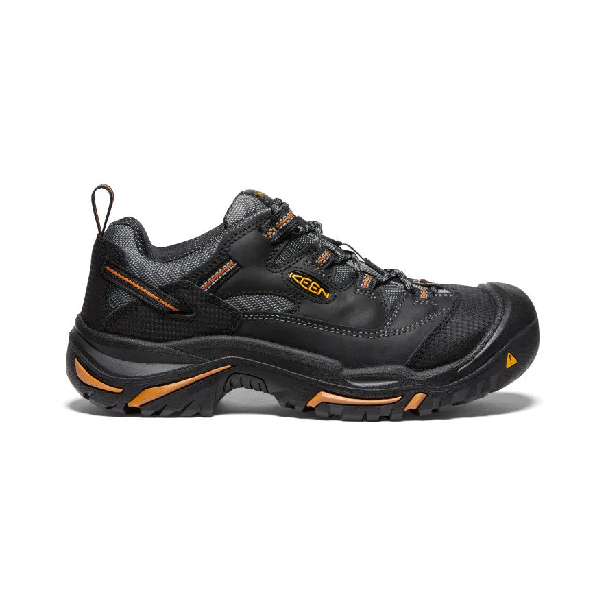 Keen Men's Braddock Low (Steel Toe)  |  Black/Bossa Nova