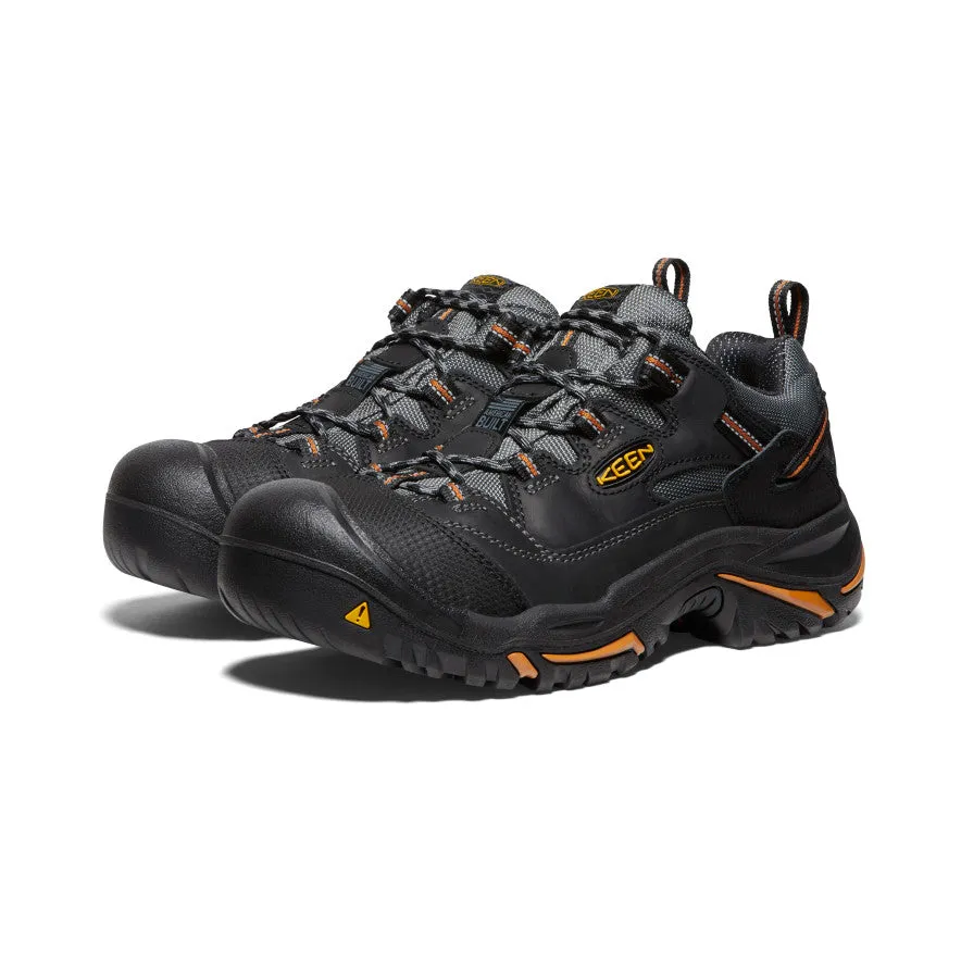 Keen Men's Braddock Low (Steel Toe)  |  Black/Bossa Nova