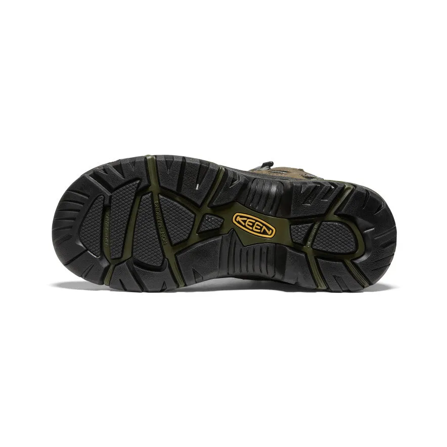 Keen Men's Braddock Waterproof Mid (Steel Toe)  |  Gargoyle/Forest  Night