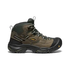 Keen Men's Braddock Waterproof Mid (Steel Toe)  |  Gargoyle/Forest  Night