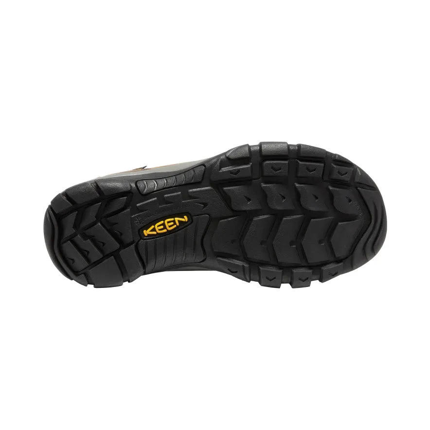 Keen Men's Brixen Waterproof Shoe Wide  |  Slate Black/Madder Brown