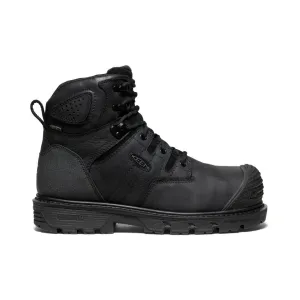 Keen Men's Camden 6" Waterproof Boot (Carbon Toe)  |  Black/Black