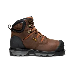 Keen Men's Camden 6" Waterproof Boot INT MET (Carbon Toe)  |  Leather Brown/Black