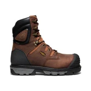 Keen Men's Camden 8" Waterproof Boot (Carbon Toe)  |  Leather Brown/Black