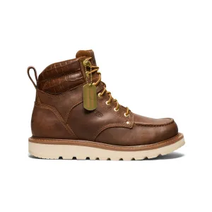 Keen Men's Cincinnati 6" Boot (Soft Toe) x Noon Goons   |  Leather Brown/Off White