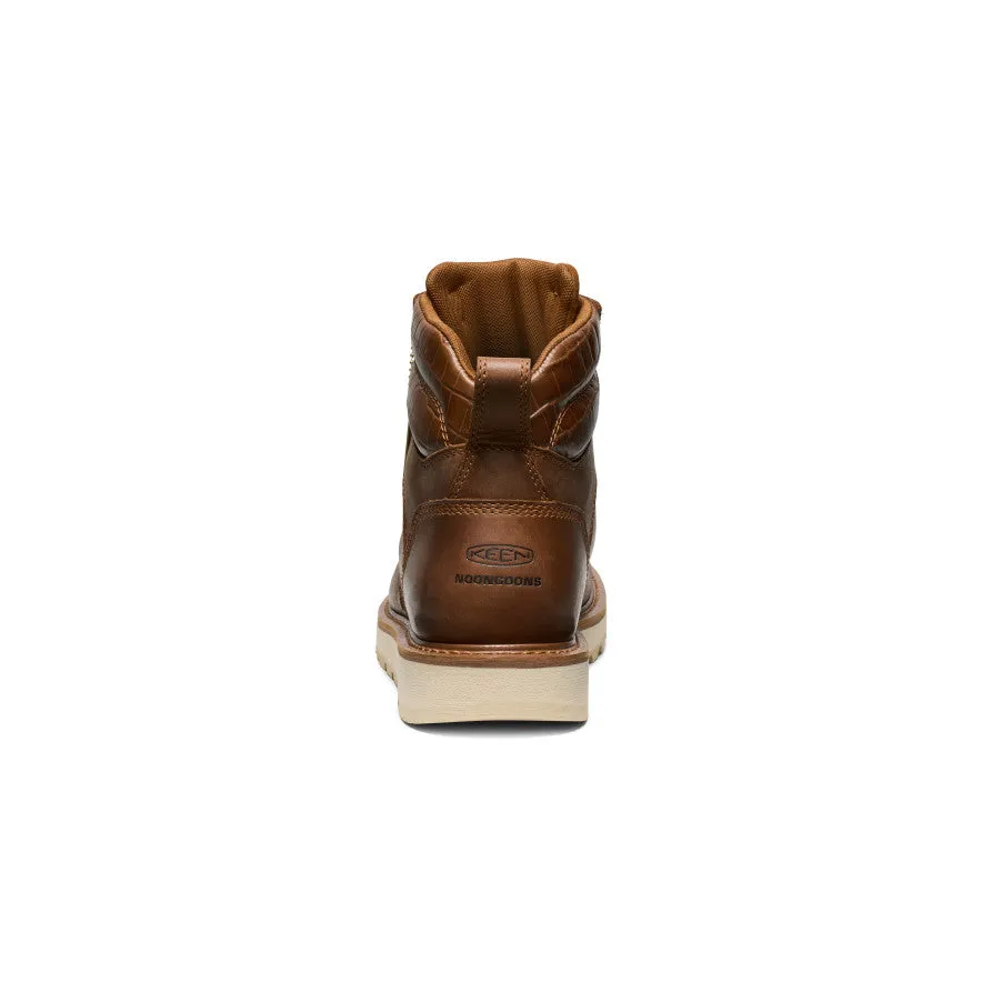 Keen Men's Cincinnati 6" Boot (Soft Toe) x Noon Goons   |  Leather Brown/Off White