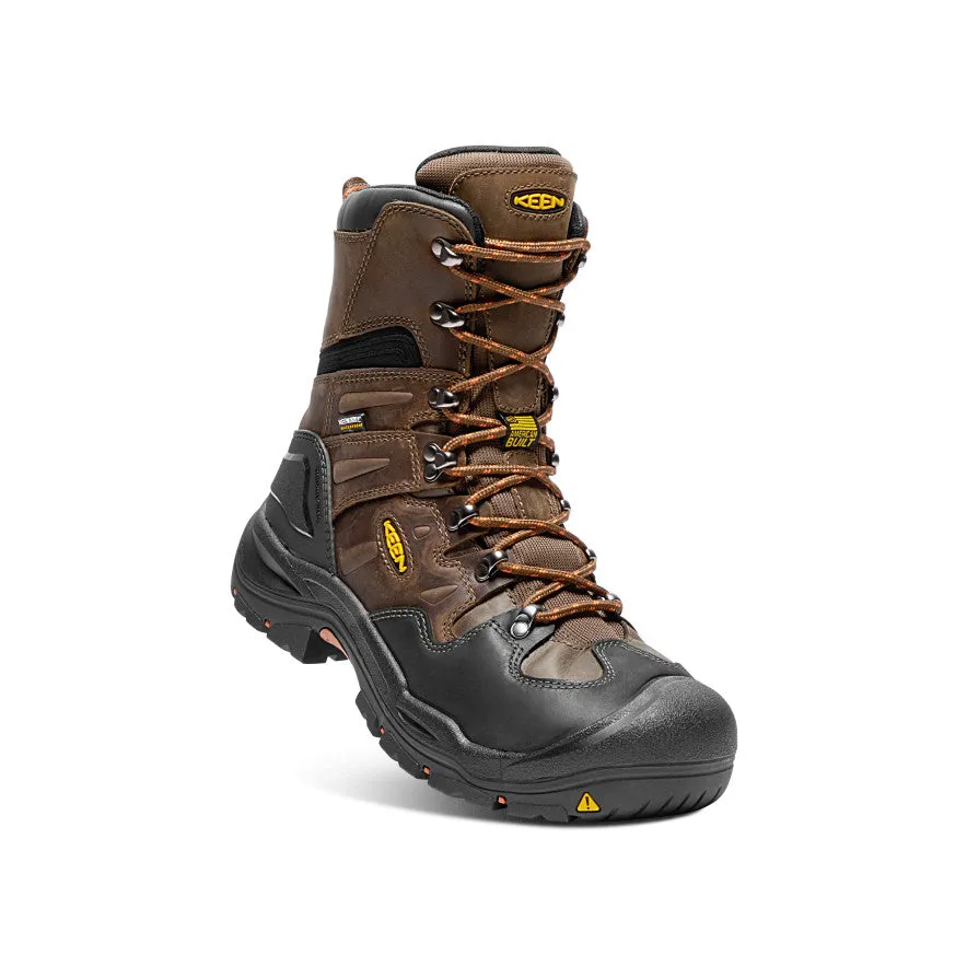 Keen Men's Coburg 8" Waterproof Boot (Steel Toe)  |  Cascade Brown/Brindle