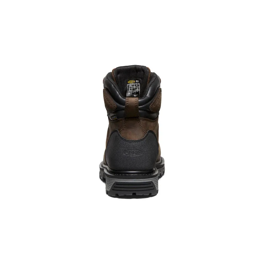 Keen Men's CSA Camden 6" Waterproof Boot (Carbon Toe)  |  Dark Earth/Black