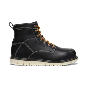 Keen Men's CSA San Jose 6" Waterproof Boot (Aluminum Toe)  |  Black/Off White