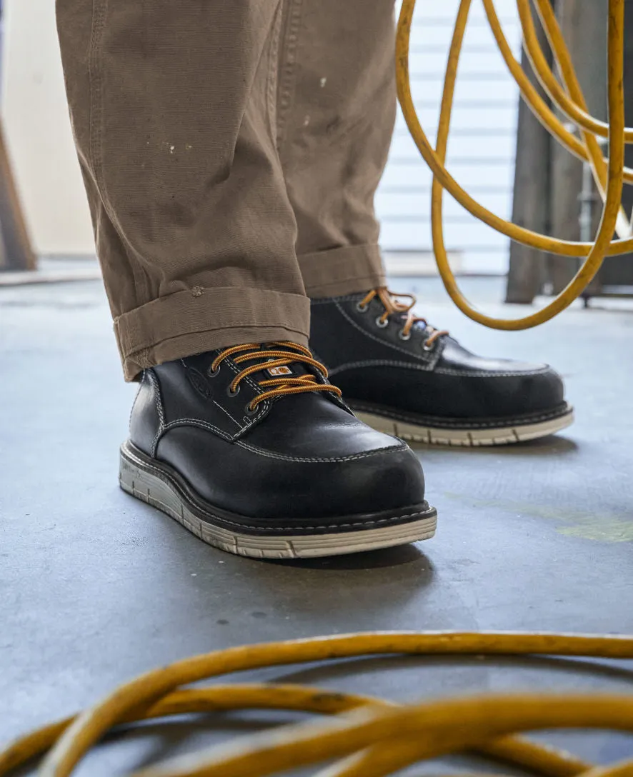 Keen Men's CSA San Jose 6" Waterproof Boot (Aluminum Toe)  |  Black/Off White