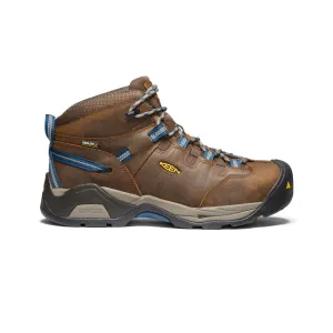 Keen Men's Detroit XT Waterproof Boot (Steel Toe)  |  Cascade Brown/Orion Blue