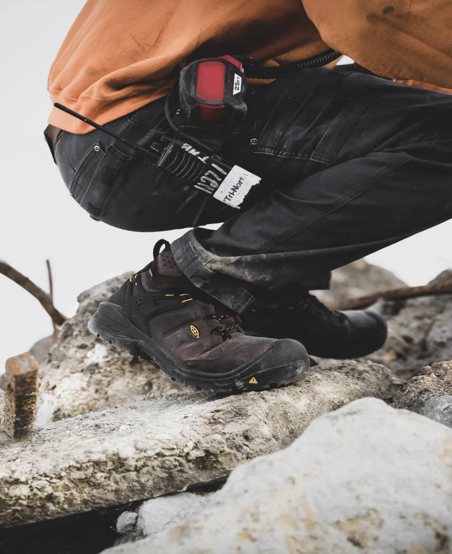 Keen Men's Dover 6" Waterproof (Carbon Toe)  |  Dark Earth/Black