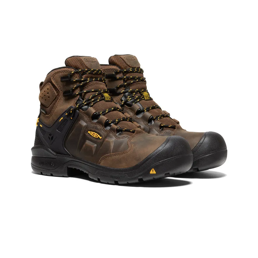 Keen Men's Dover 6" Waterproof (Carbon Toe)  |  Dark Earth/Black